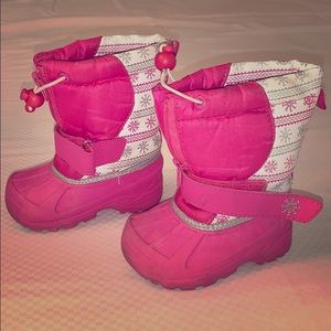 Koala kids pink girl snow winter boots